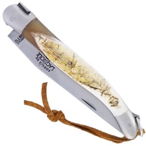 Couteau_Forge_de_Laguiole_Manche_en_Corne_de_Vaches_Aubrac_1_Piece_Inox_Brosse_11cm