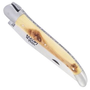 Couteau_Forge_de_Laguiole_Manche_en_Genevrier_1_Piece_Inox_Brosse_12cm