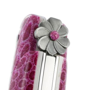Couteau Prestige Forge de Laguiole Rambaud Plein Manche en Corail Rose 1 Pièce 12 cm