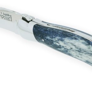 Couteau Laguiole de Chasse Arbalète Manche Os de Girafe 12cm