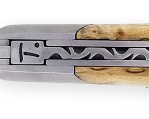 Couteau Le Thiers Chambriard Trappeur Grand Cru Manche en Bouleau de Norvège 12cm