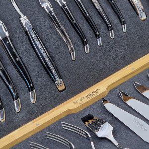 Ménagère Laguiole en Aubrac en Buffle (24 pièces)