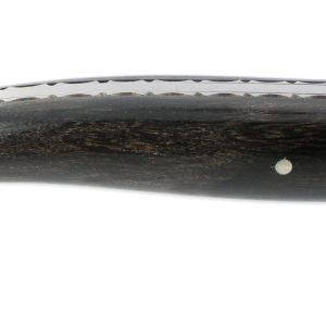 Couteau Laguiole en Aubrac 1 Pièce 12 cm Ebène 1 Mitre Inox Brossé Décoration Guêpe