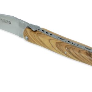 Couteau Laguiole en Aubrac 1 Pièce 12 cm Olivier Plein Manche Finition Brossée