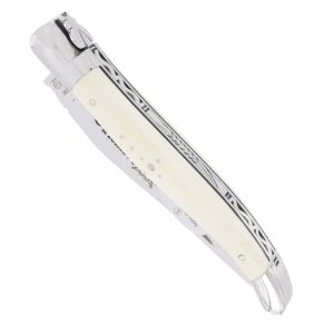 couteau laguiole en aubrac ivoire de mammouth