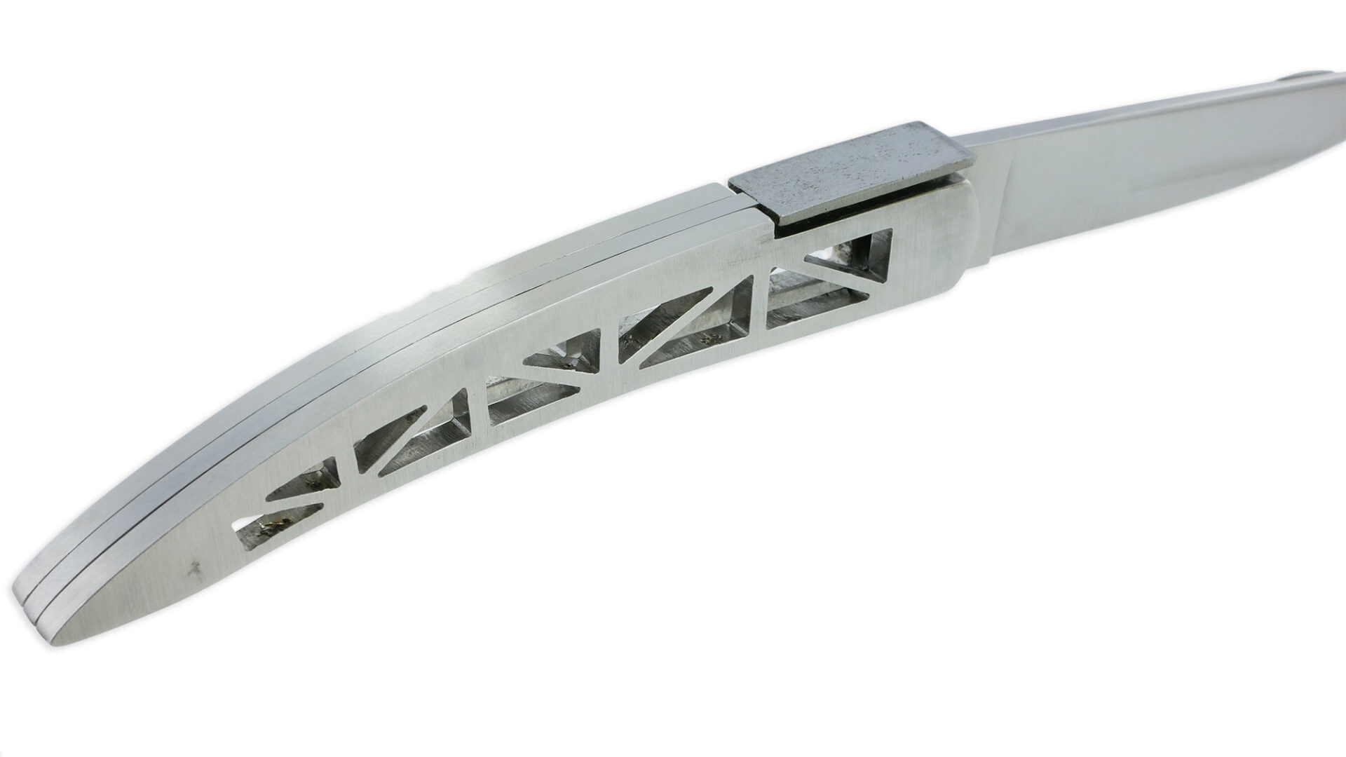 Couteau Laguiole en Aubrac Origine GOLDEN GATE Inox Brossé San Francisco Collection