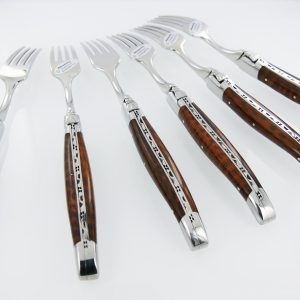 Fourchettes de table Laguiole en Aubrac Amourette (Set de 6)