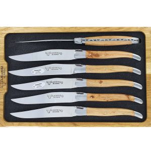 Laguiole en Aubrac Table knives Juniper (Set of 6)