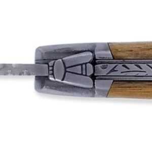 Couteau Laguiole d'Antan Manche en Chataignier 1 Mitre Inox Brossé 1 Pièce 12cm