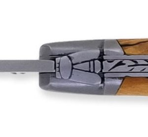 Couteau_Laguiole_Antan_Manche_en_Olivier_1_Mitre_Inox_Brosse_1_Piece_12cm