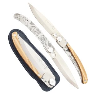 Le Coq Français knife CHEESE with Olivewood Handle