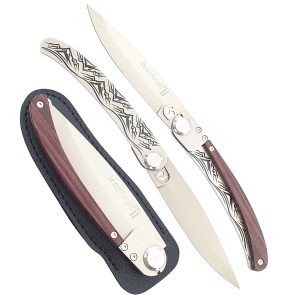Le Coq Français knife MOUNTAIN with Violetwood Handle