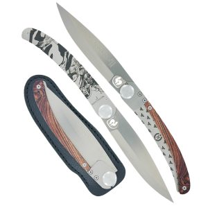 Le Coq Français knife NAPOLEON 1ER with Violetwood Handle