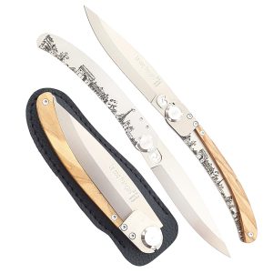 Le Coq Français knife PARIS with Olivewood Handle