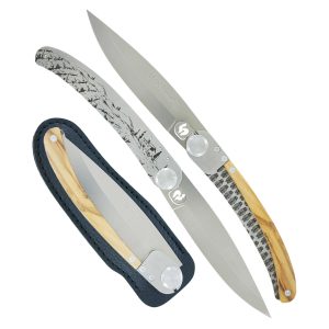 Le Coq Français knife PROVENCE with Olivewood Handle