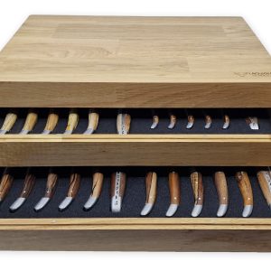 Ménagère Laguiole en Aubrac en Bois d'Aubrac (24 pièces)