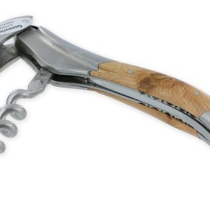 Sommelier Laguiole en Aubrac Ressort et Platines Guillochés Mouche Prestige Genévrier