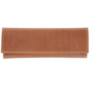 Leather Laguiole Knife Case with Snaps Lesparros Maya
