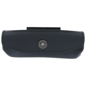 Leather Pouch Belt Knife Laguiole Pressure Provençal Black