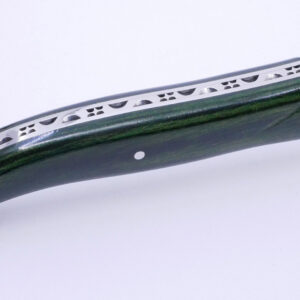 Sabre à Champagne Laguiole en Aubrac Manche en Stamina Vert