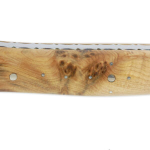Couteau Laguiole en Aubrac 1 Pièce 12 cm Genévrier 1 Mitre Inox Brossé Décoration Abeille