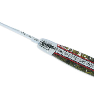 Couteau Prestige Laguiole David Dauvillaire Manche Lichen Stabilisé dans Résine 1 Pièce 12 cm