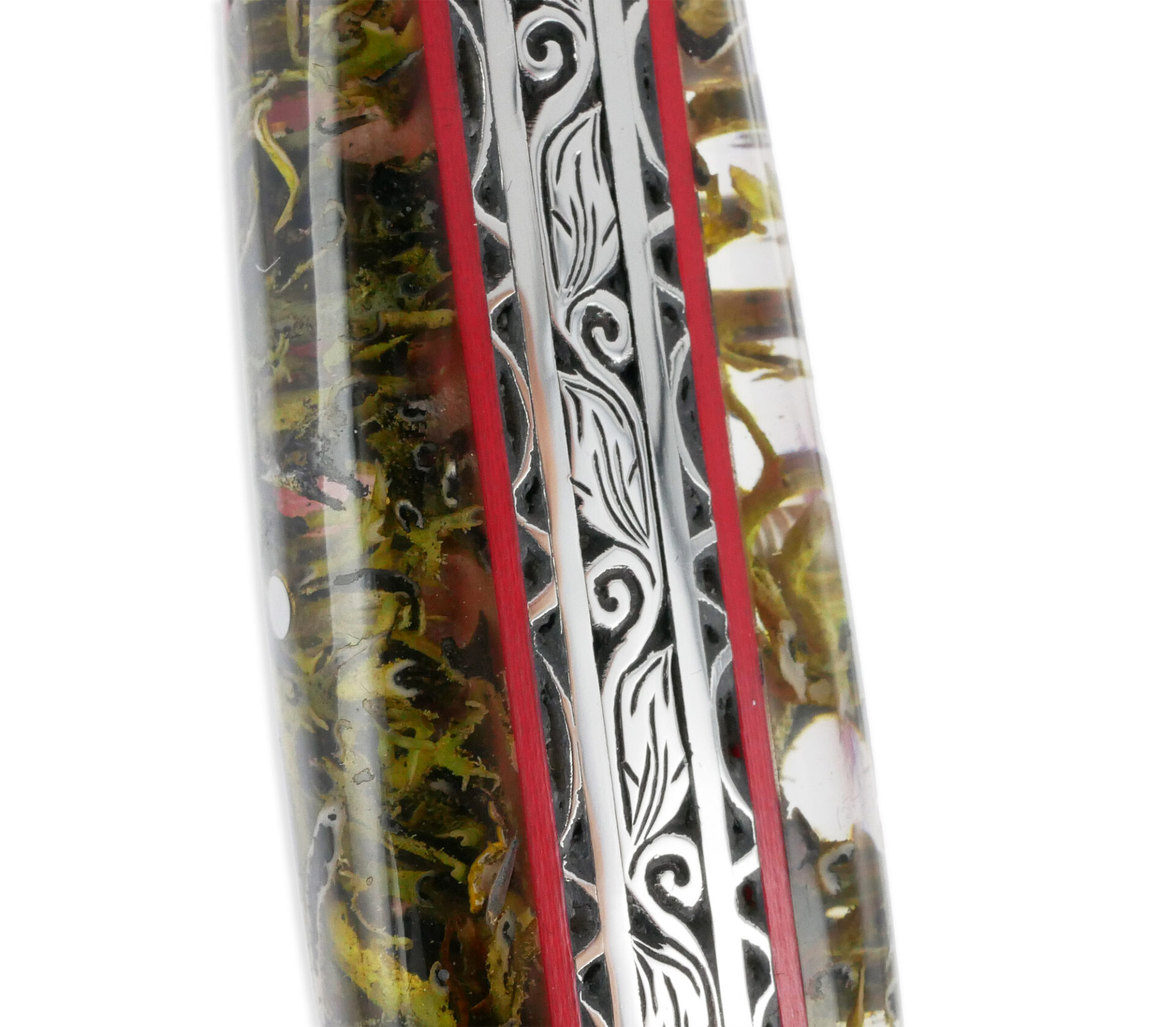 Couteau Prestige Laguiole David Dauvillaire Manche Lichen Stabilisé dans Résine 1 Pièce 12 cm