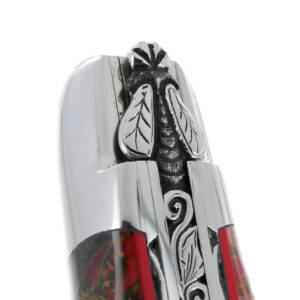 Couteau Prestige Laguiole David Dauvillaire Manche Lichen Stabilisé dans Résine 1 Pièce 12 cm