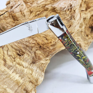Couteau Prestige Laguiole David Dauvillaire Manche Lichen Stabilisé dans Résine 1 Pièce 12 cm
